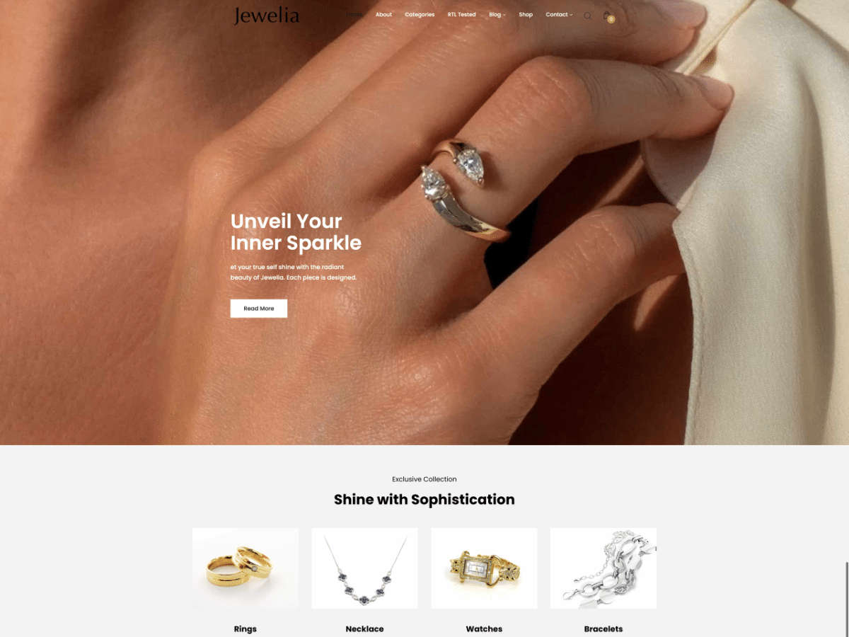 Jewelia theme screenshot