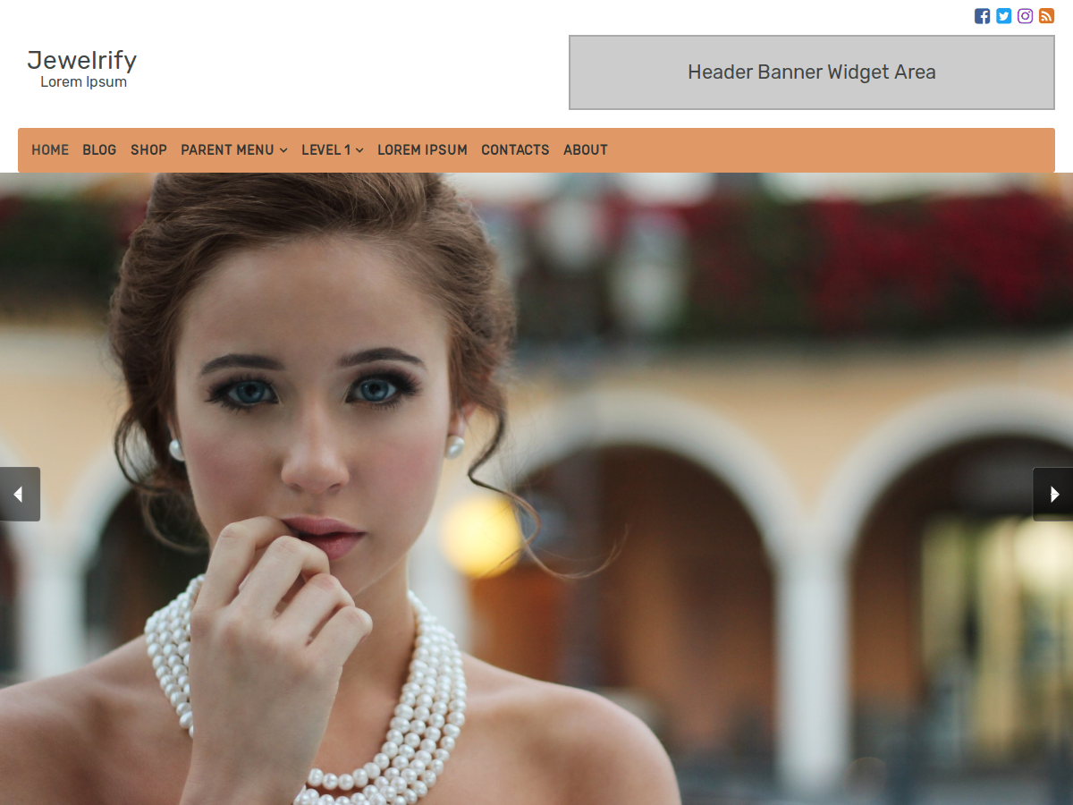 Jewelrify theme screenshot