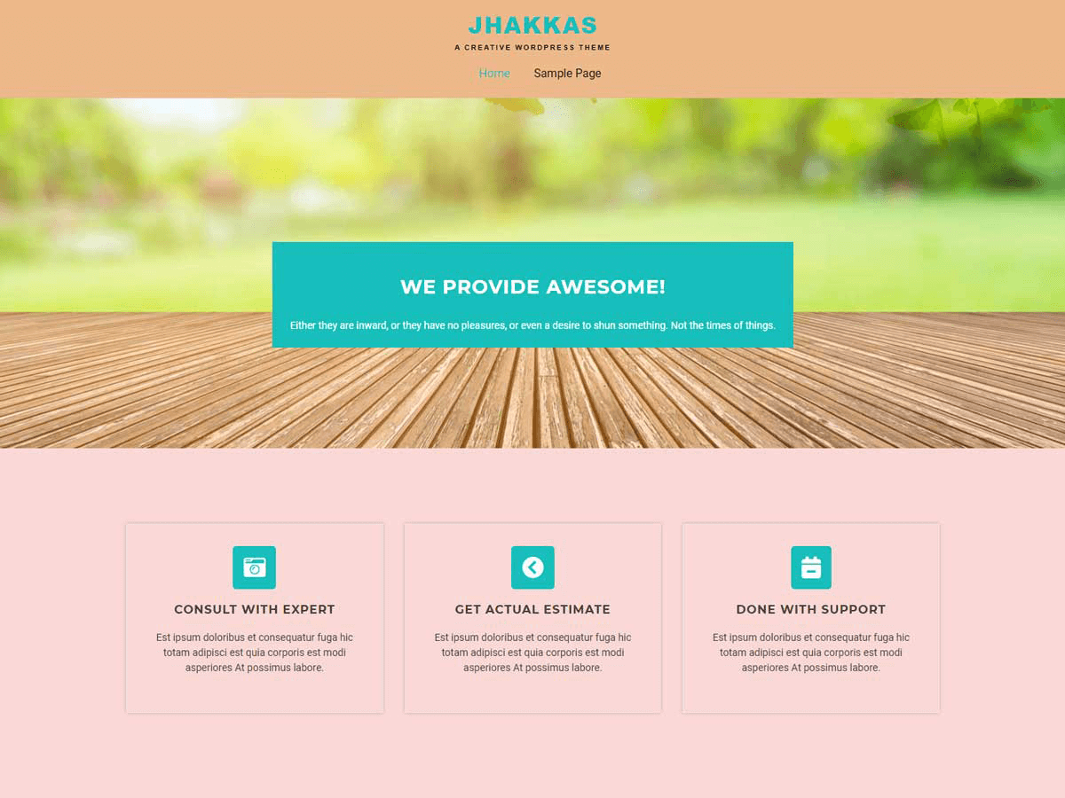 Jhakkas theme screenshot