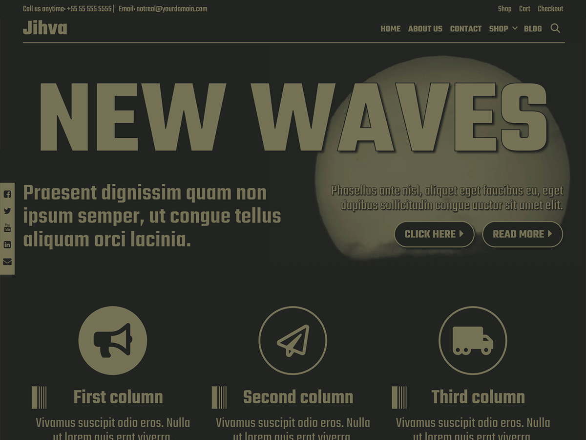 Jihva theme screenshot