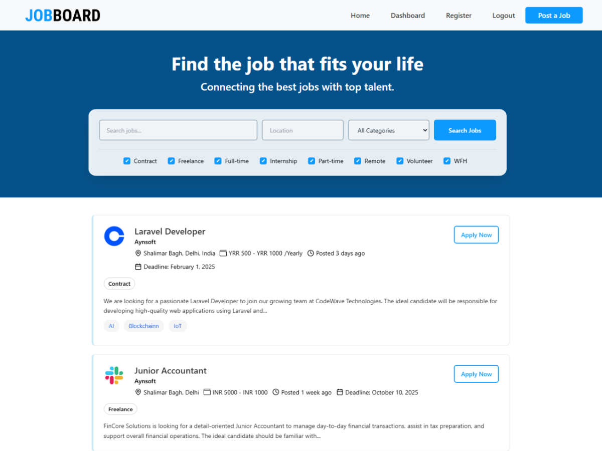 Job Board by Ejobsitesoftware theme screenshot