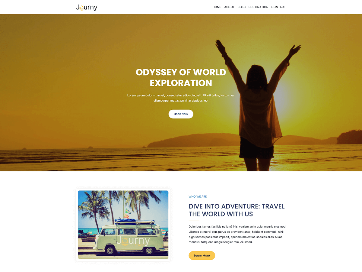 Journy theme screenshot