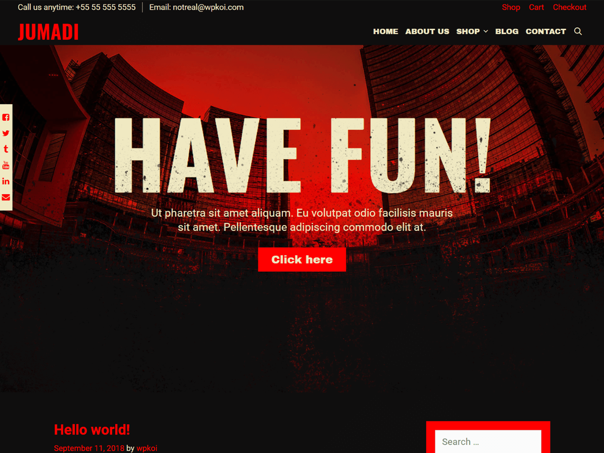 Jumadi theme screenshot