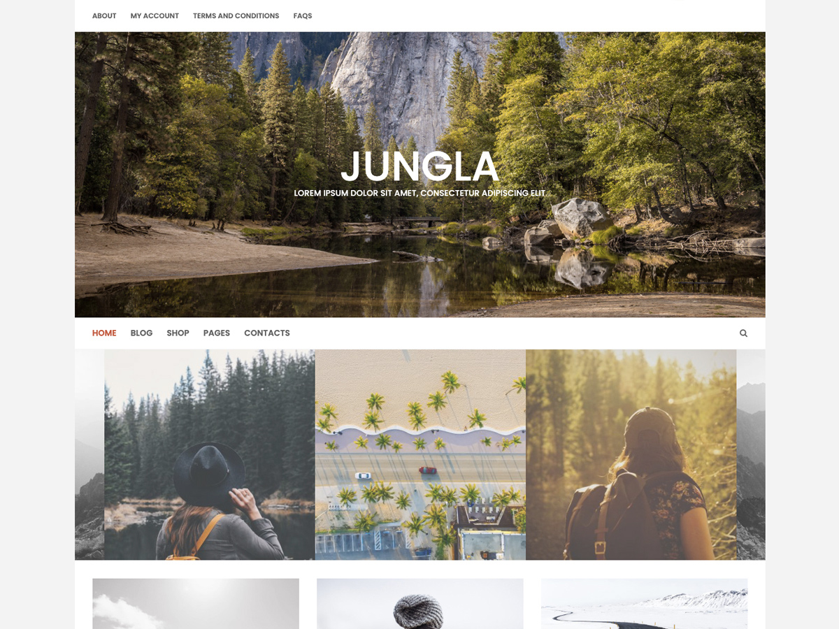 Jungla theme screenshot