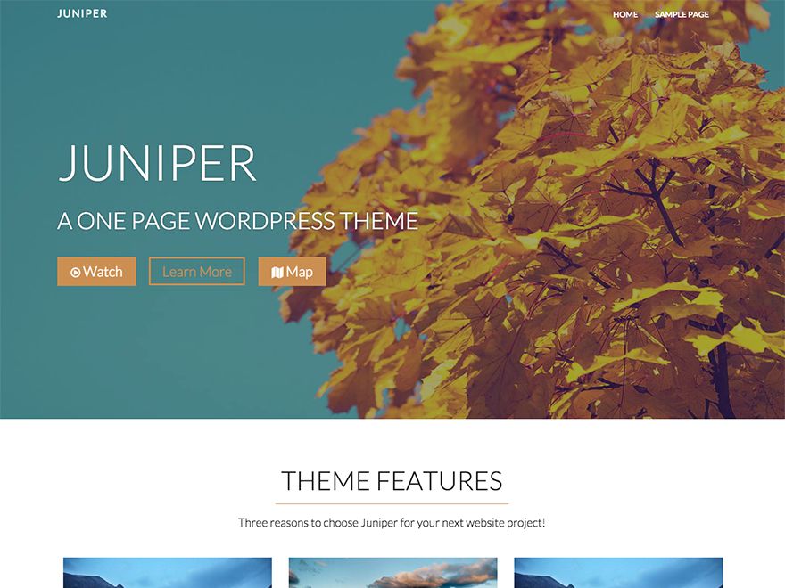 Juniper theme screenshot