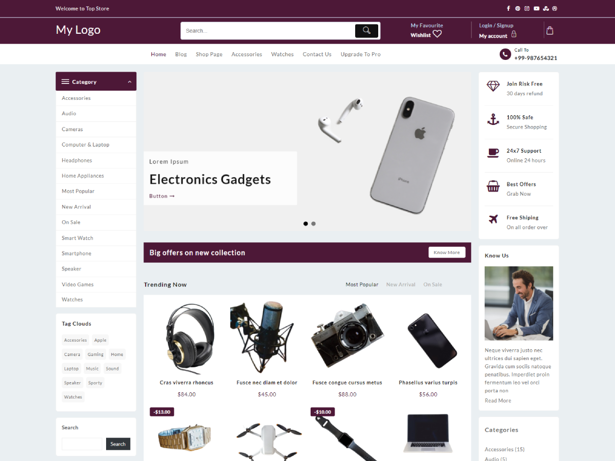 Just Store theme screenshot