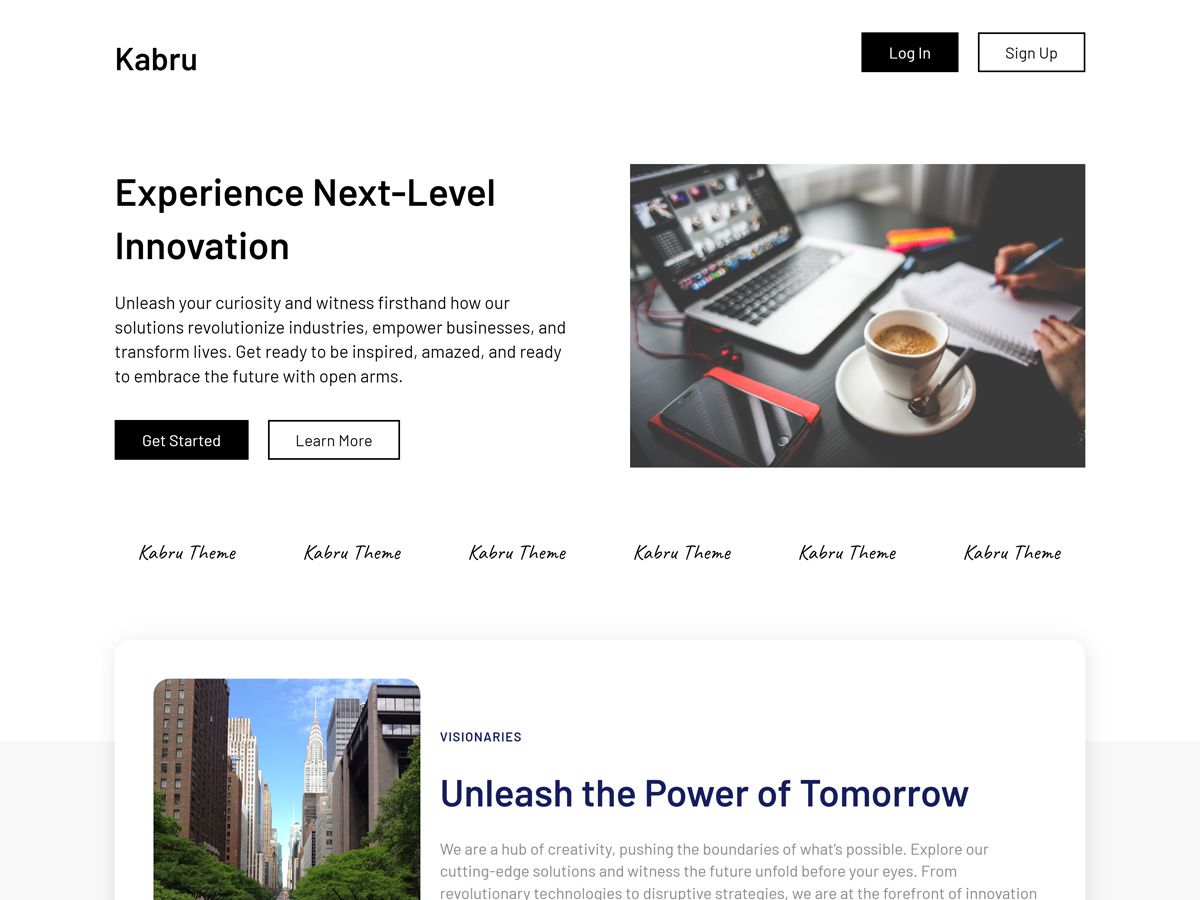 Kabru theme screenshot