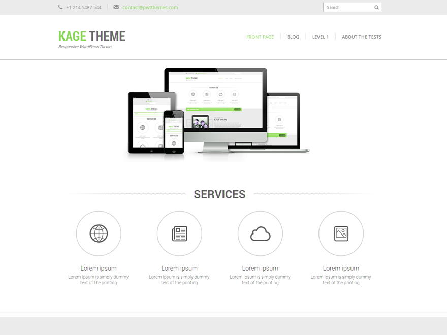 Kage Green theme screenshot