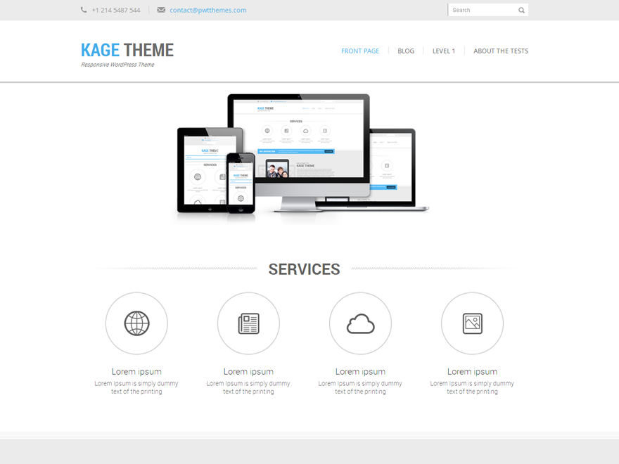 Kage theme screenshot