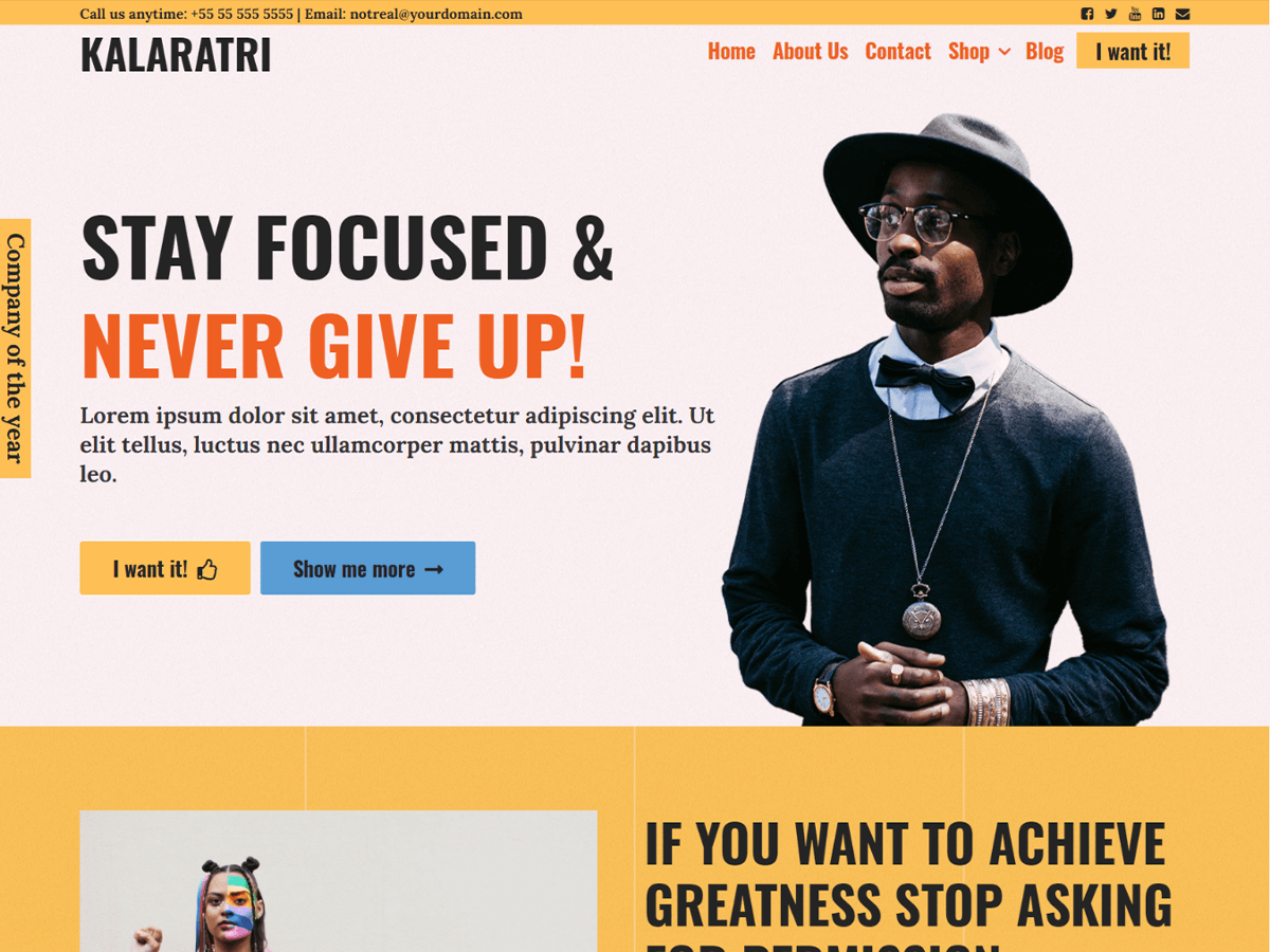 Kalaratri theme screenshot