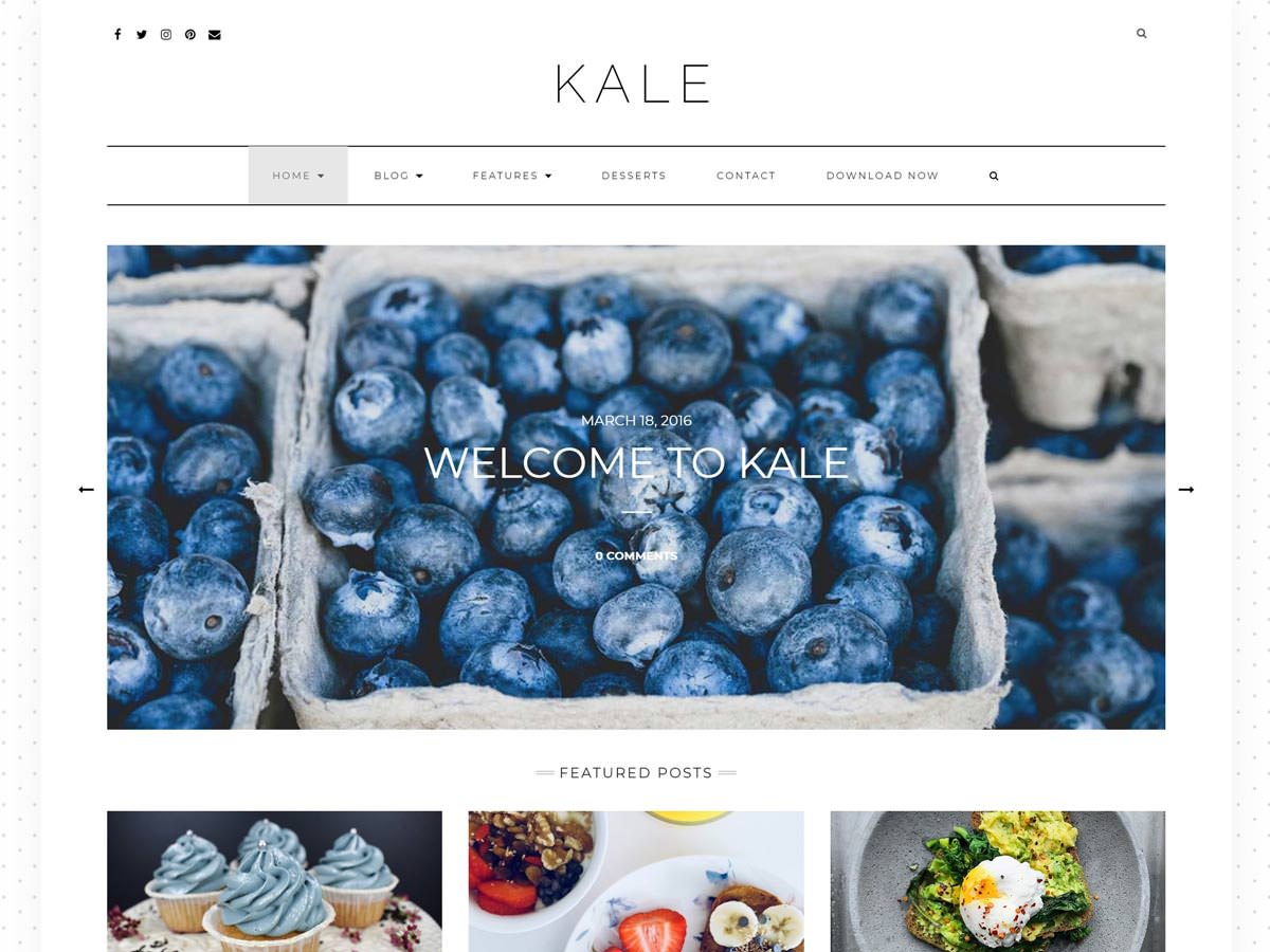 Kale theme screenshot