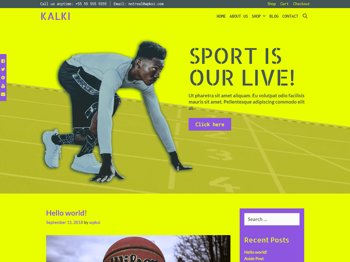 Kalki theme screenshot