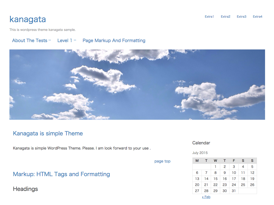 kanagata theme screenshot