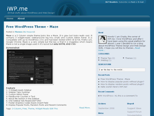 Kante theme screenshot