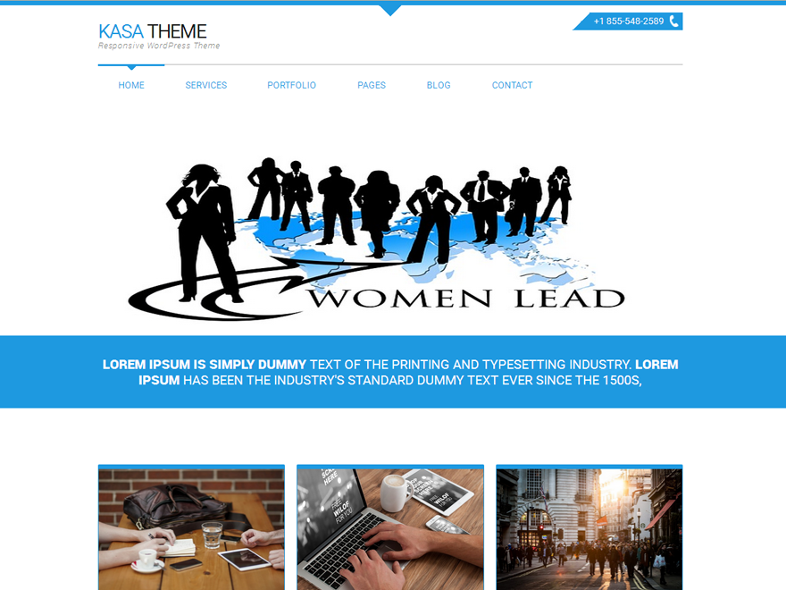 Kasa Blue theme screenshot