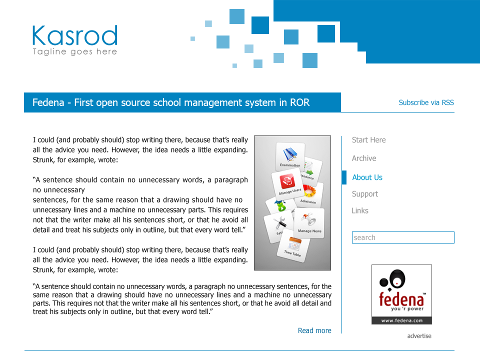 Kasrod theme screenshot