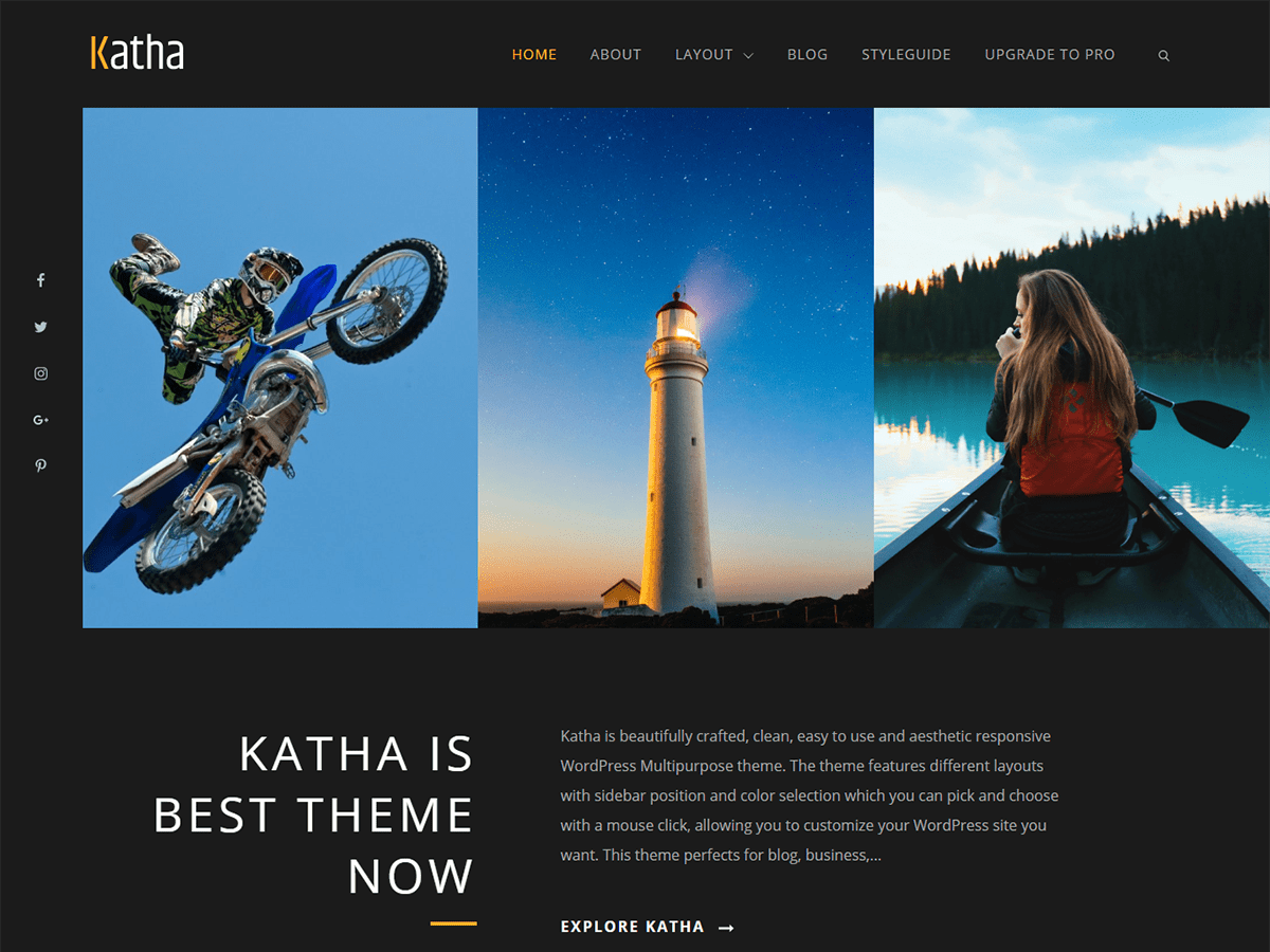 Katha theme screenshot