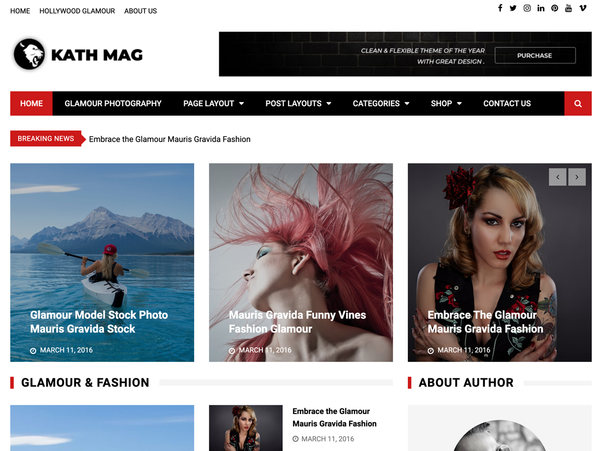 Kathmag theme screenshot