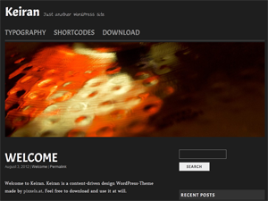 Keiran theme screenshot