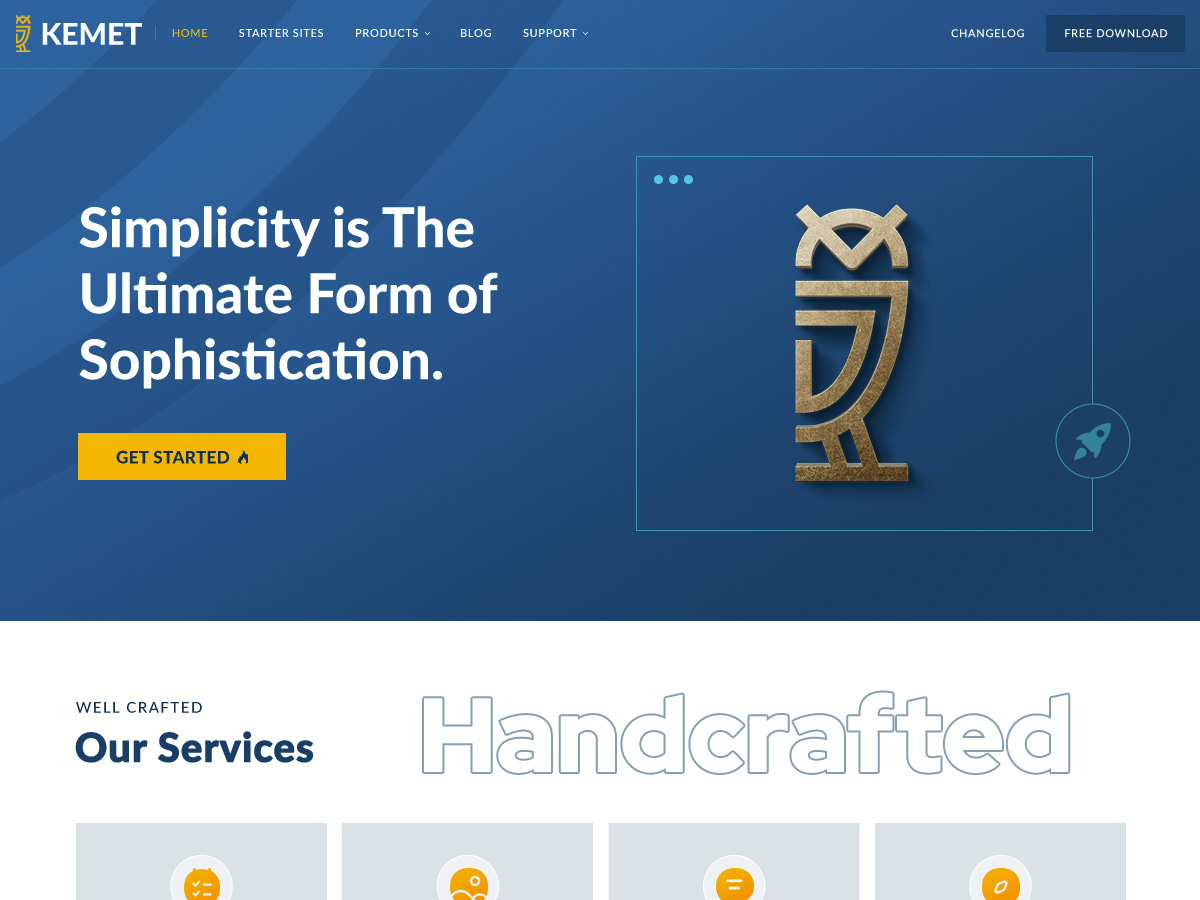 Kemet theme screenshot