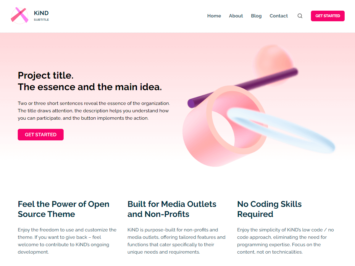 KiND theme screenshot