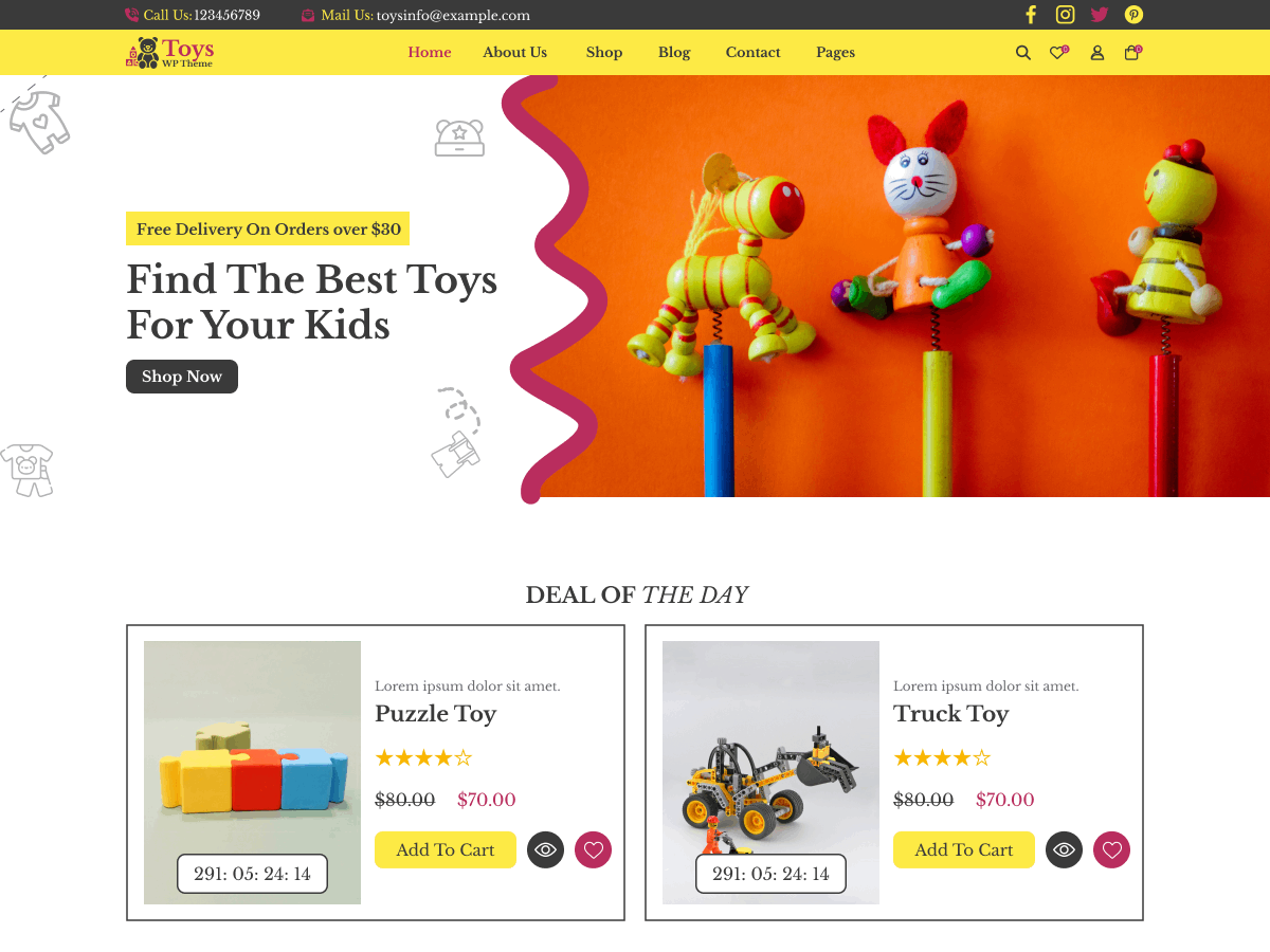 Kindergarten Learning theme screenshot