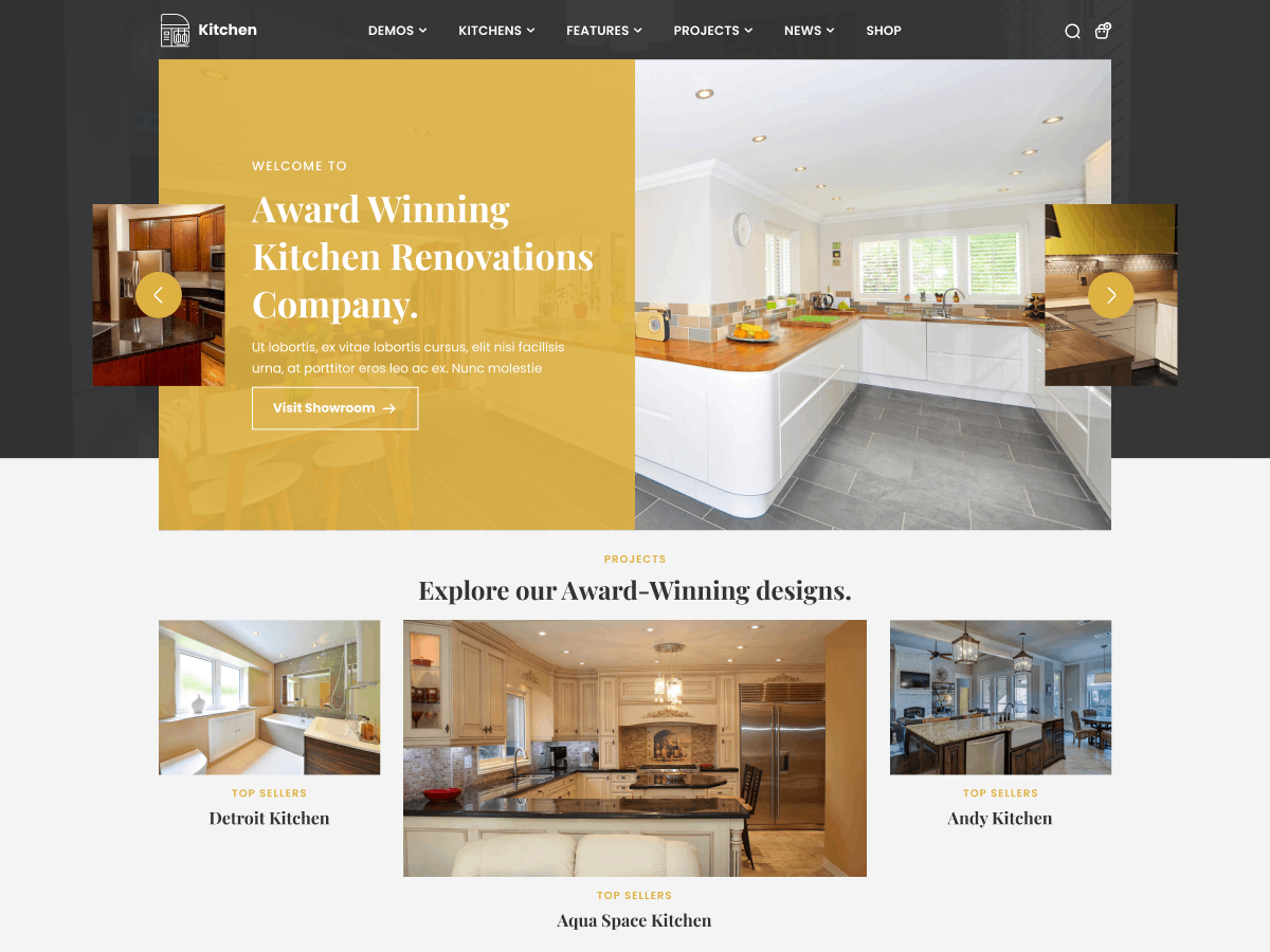 Kitchen Interior Design theme screenshot