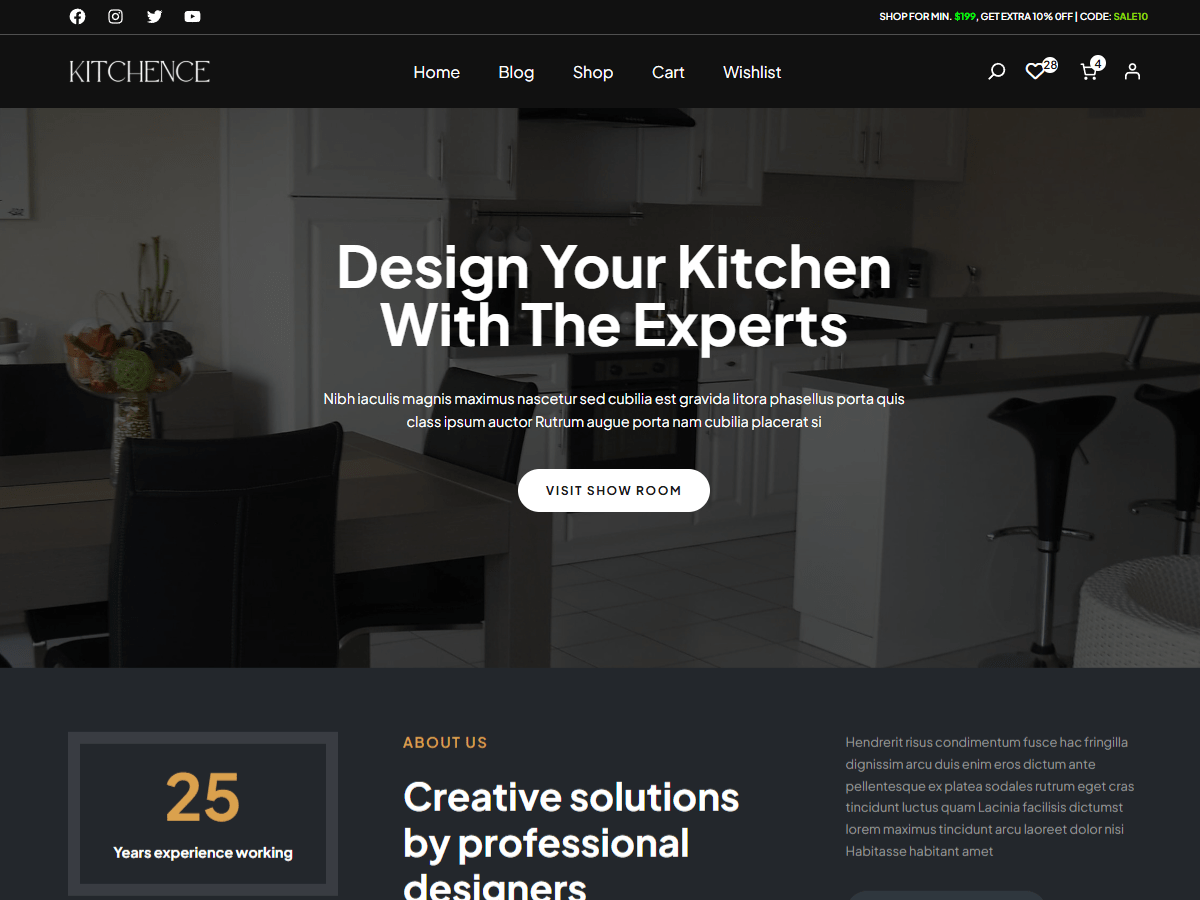 Kitchence theme screenshot