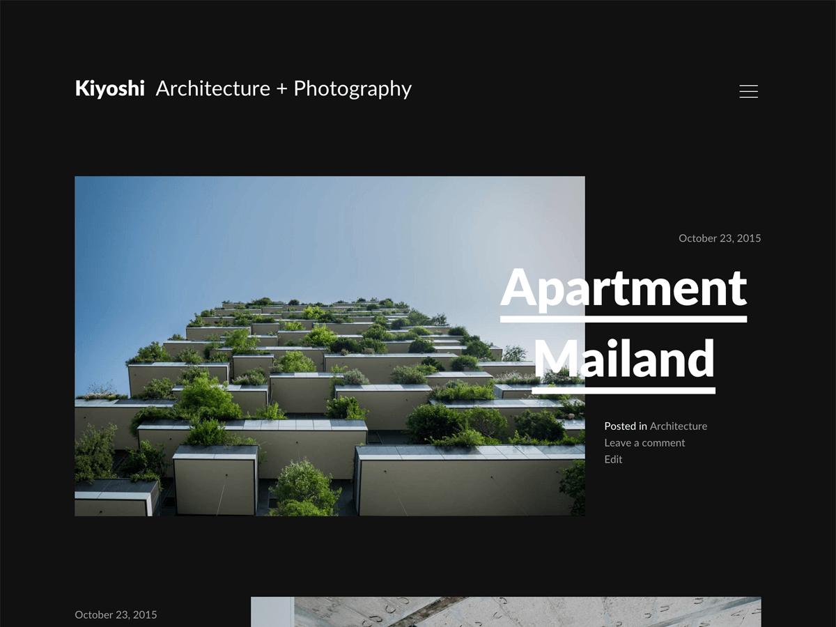 Kiyoshi theme screenshot