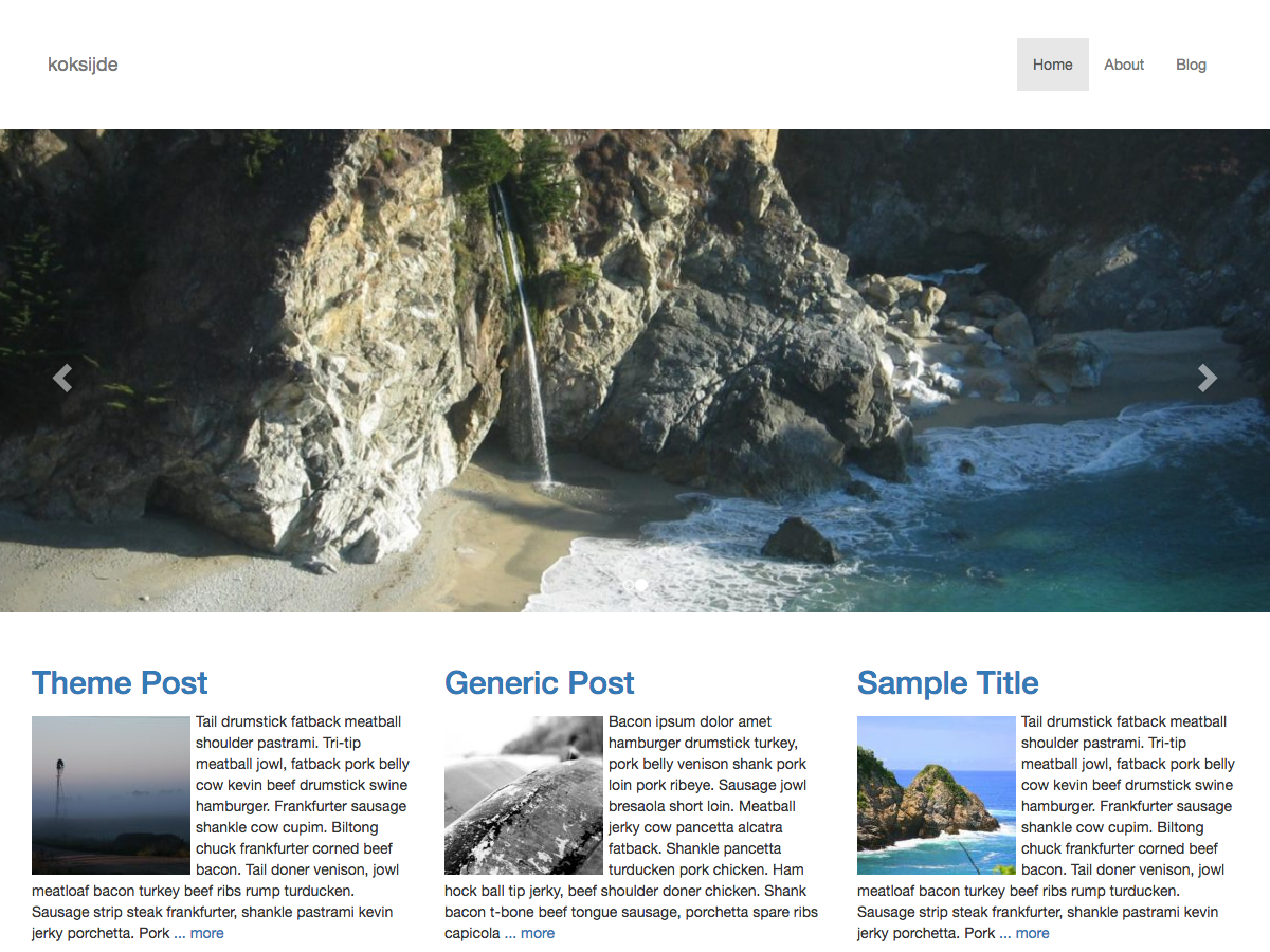 koksijde theme screenshot