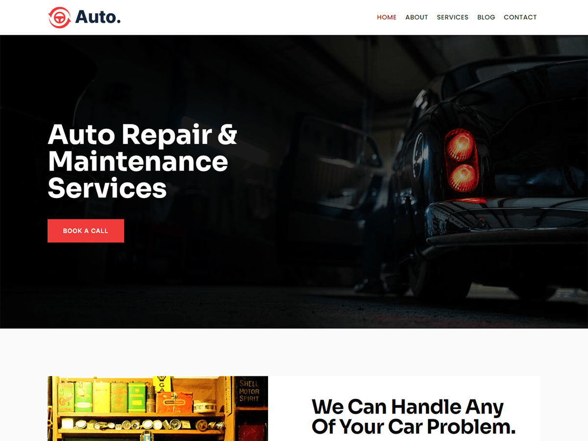 Kortez Auto theme screenshot