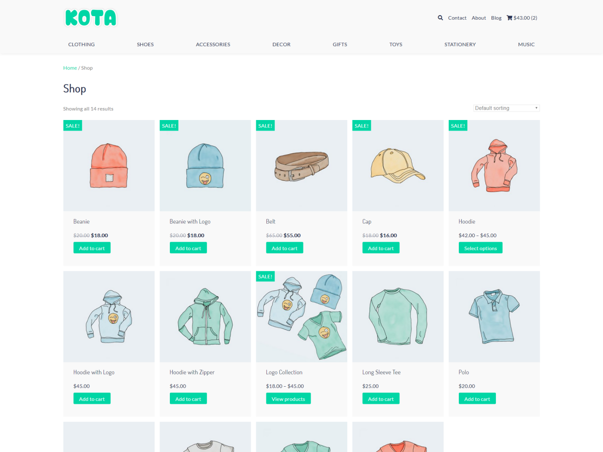 Kota theme screenshot