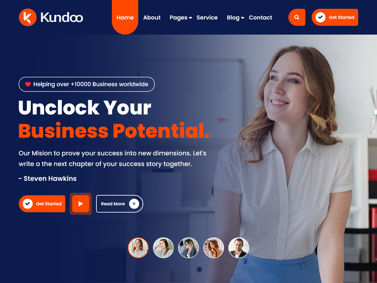 Kundoo theme screenshot
