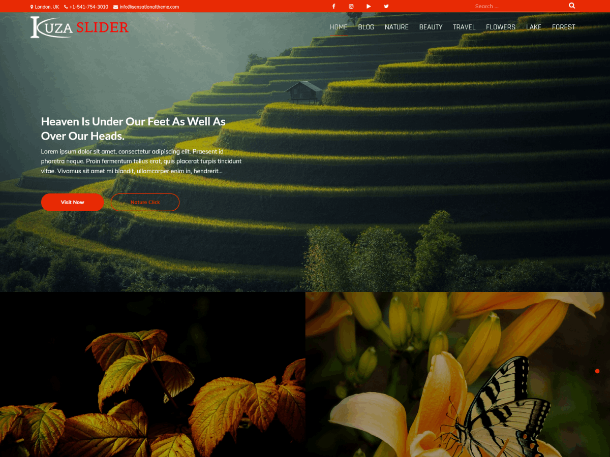 Kuza Slider theme screenshot