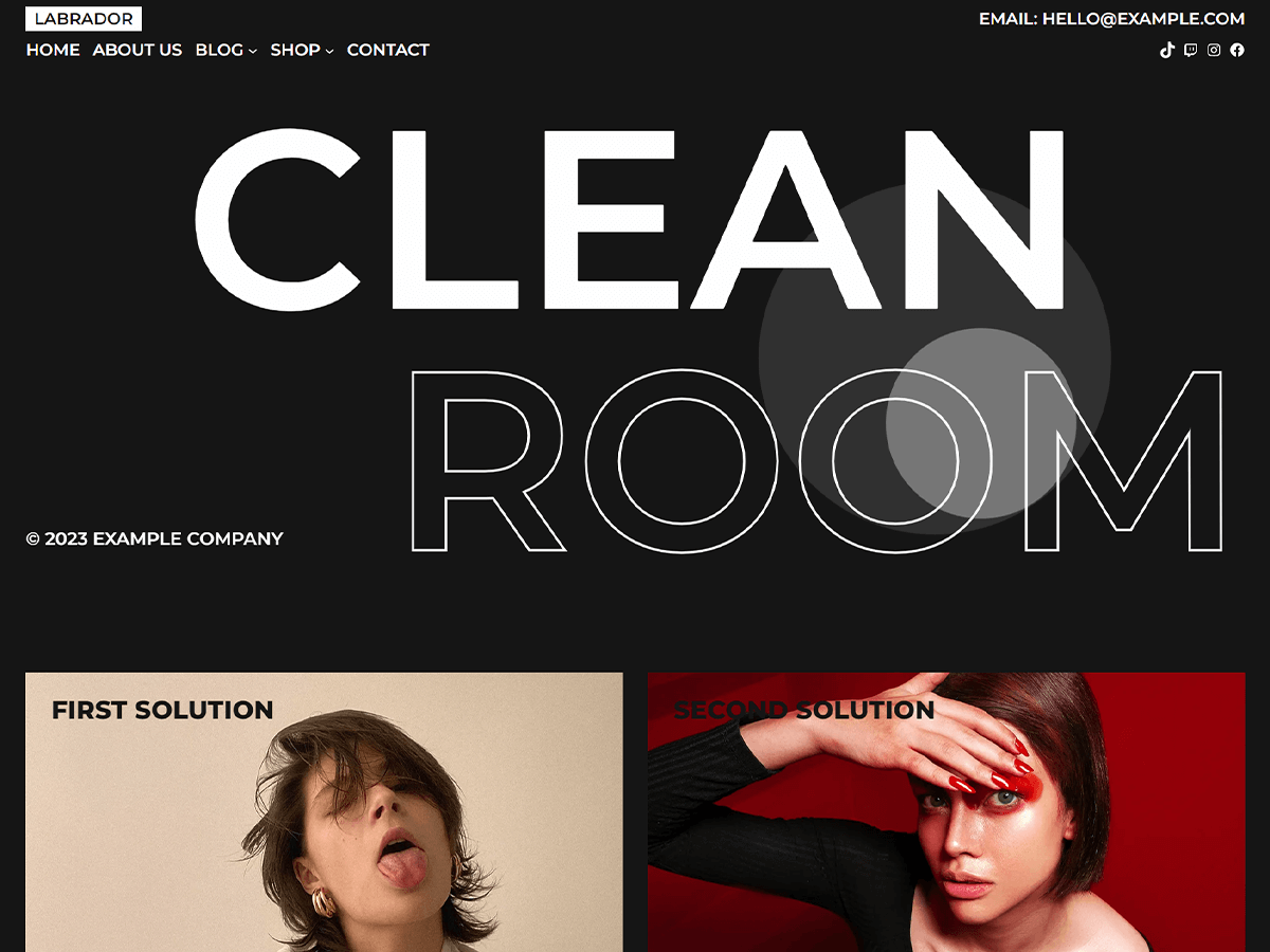 Labrador theme screenshot