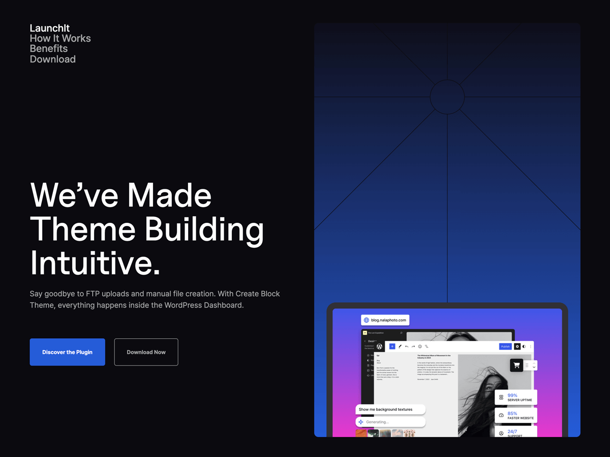 Launchit theme screenshot