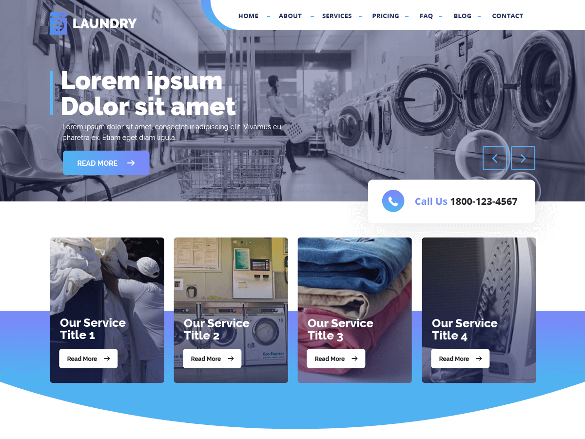 Laundry Master theme screenshot