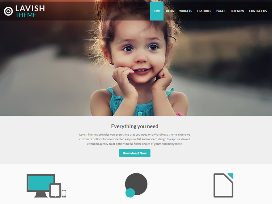 Lavish theme screenshot