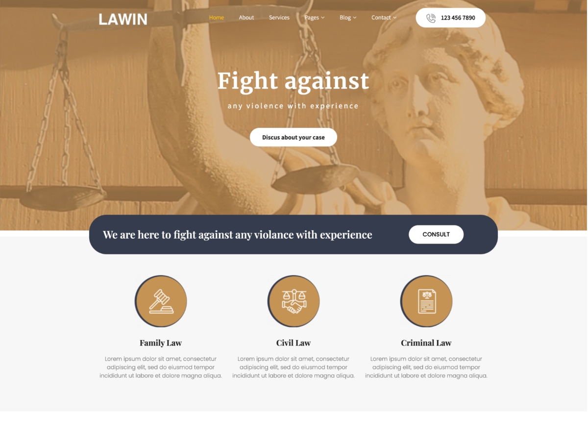 Lawin theme screenshot