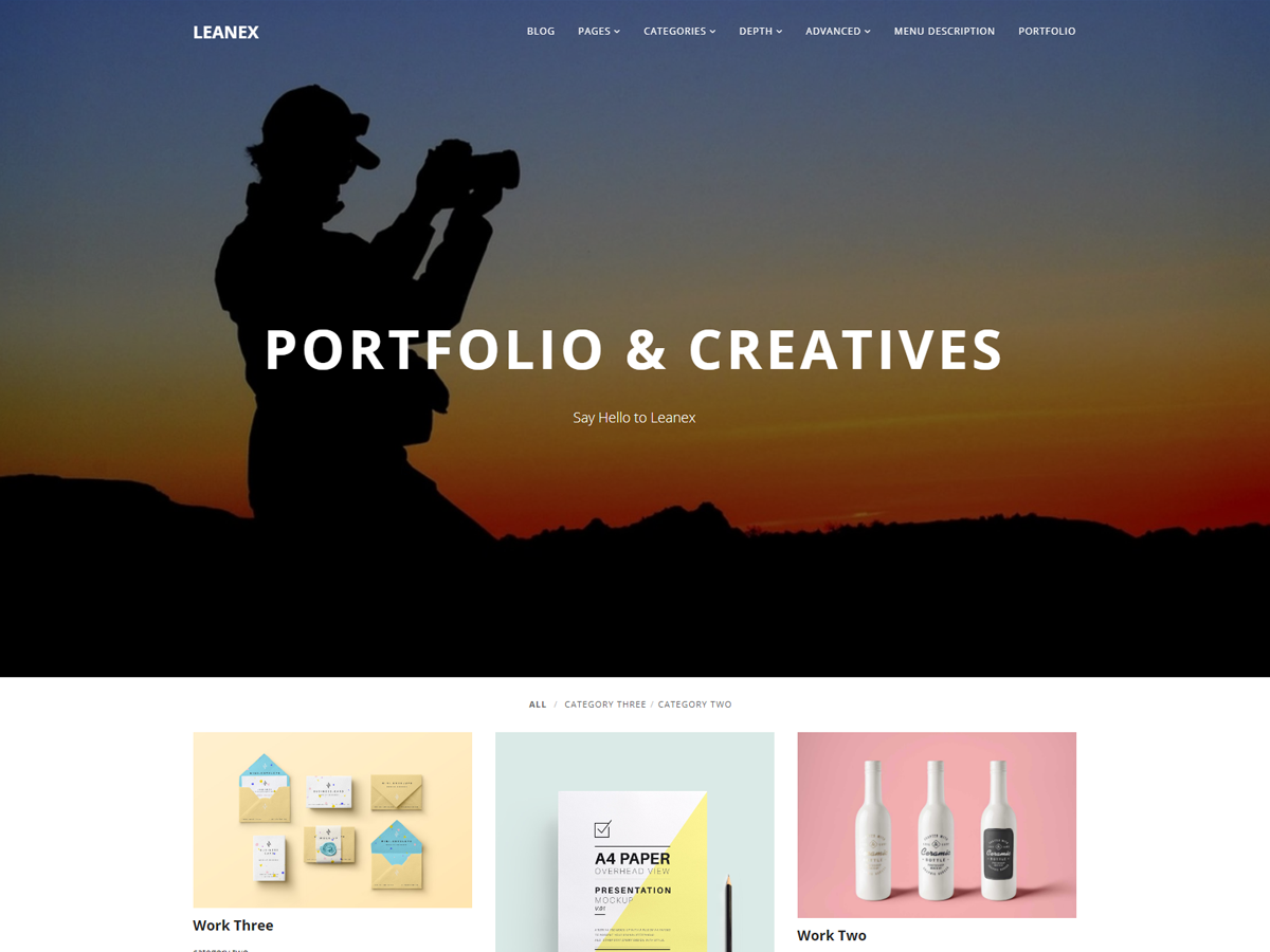 Leanex Lite theme screenshot