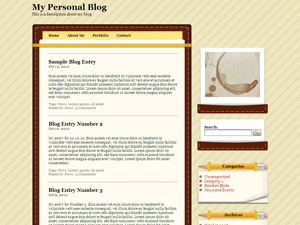 LeatherNote theme screenshot