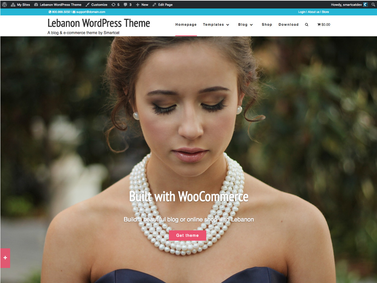 Lebanon theme screenshot