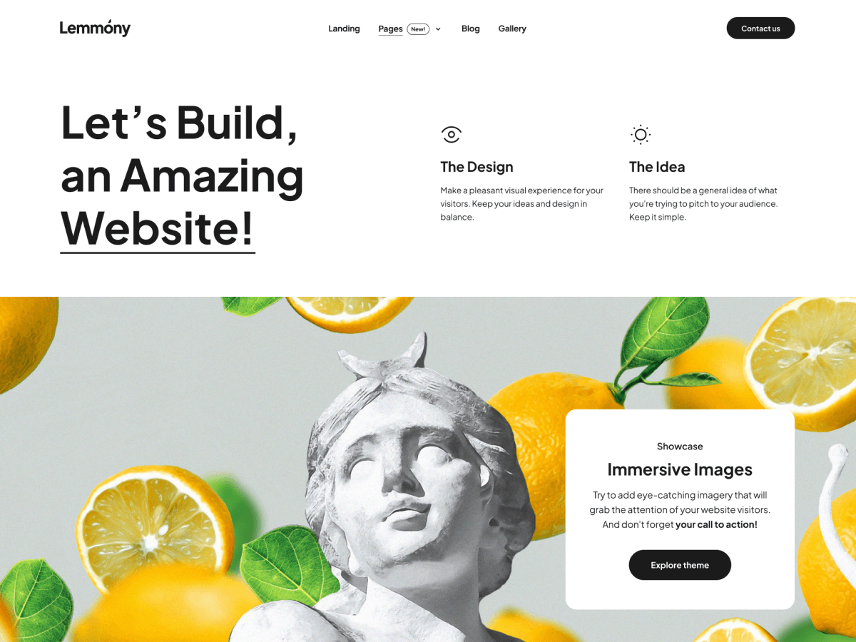 Lemmony theme screenshot