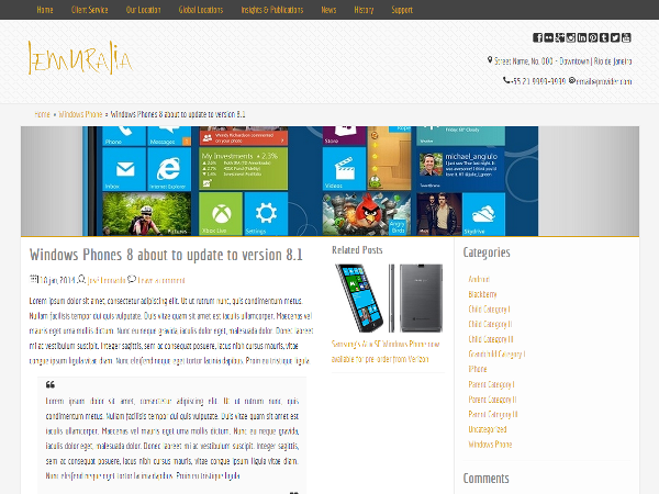 Lemuralia theme screenshot