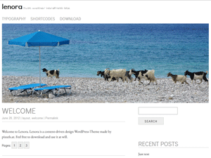 Lenora theme screenshot