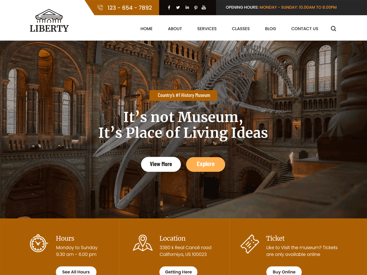 Liberty FSE theme screenshot