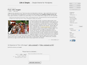 Life is Simple theme screenshot