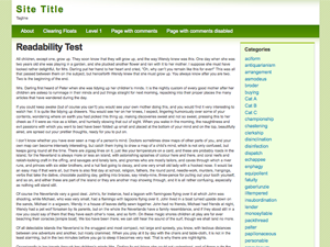 Light Green theme screenshot