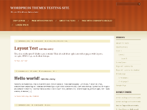 Lightweight Personal theme screenshot