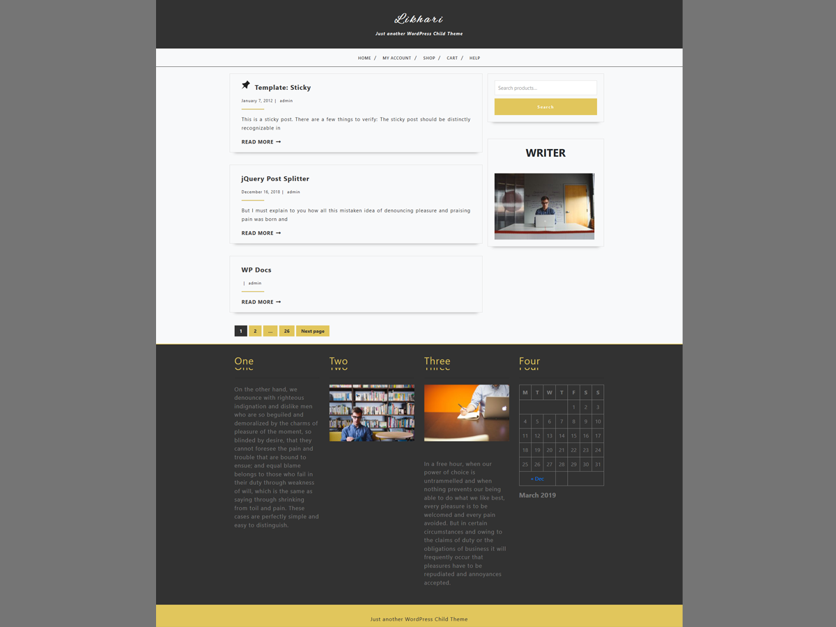 Likhari theme screenshot